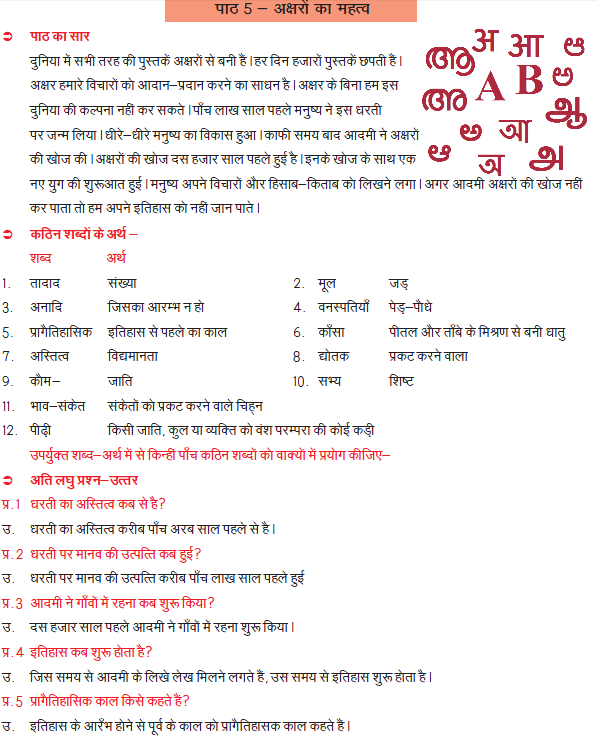 CBSE Class 6 Hindi Practice Worksheet Set 11